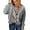Gray, variant on Vedolay Coat for Women Casual Jackets for Women Fashion Basic Long Sleeve Button Down Casual Jacket,A S
