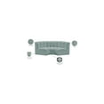 thumbnail image 2 of Meridian Furniture Arc Mint Green Vegan Leather Modular Sectional, 2 of 12