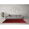 thumbnail image 3 of Ahgly Company Indoor Square Southwestern Red Country Area Rugs, 3' Square, 3 of 4