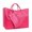 Pink, variant on Beach Tote Bag for Men Women - Large Capacity Washable Leather Handbag with Hollow Design - Ideal for Beach, Travel, Shopping & Daily Use