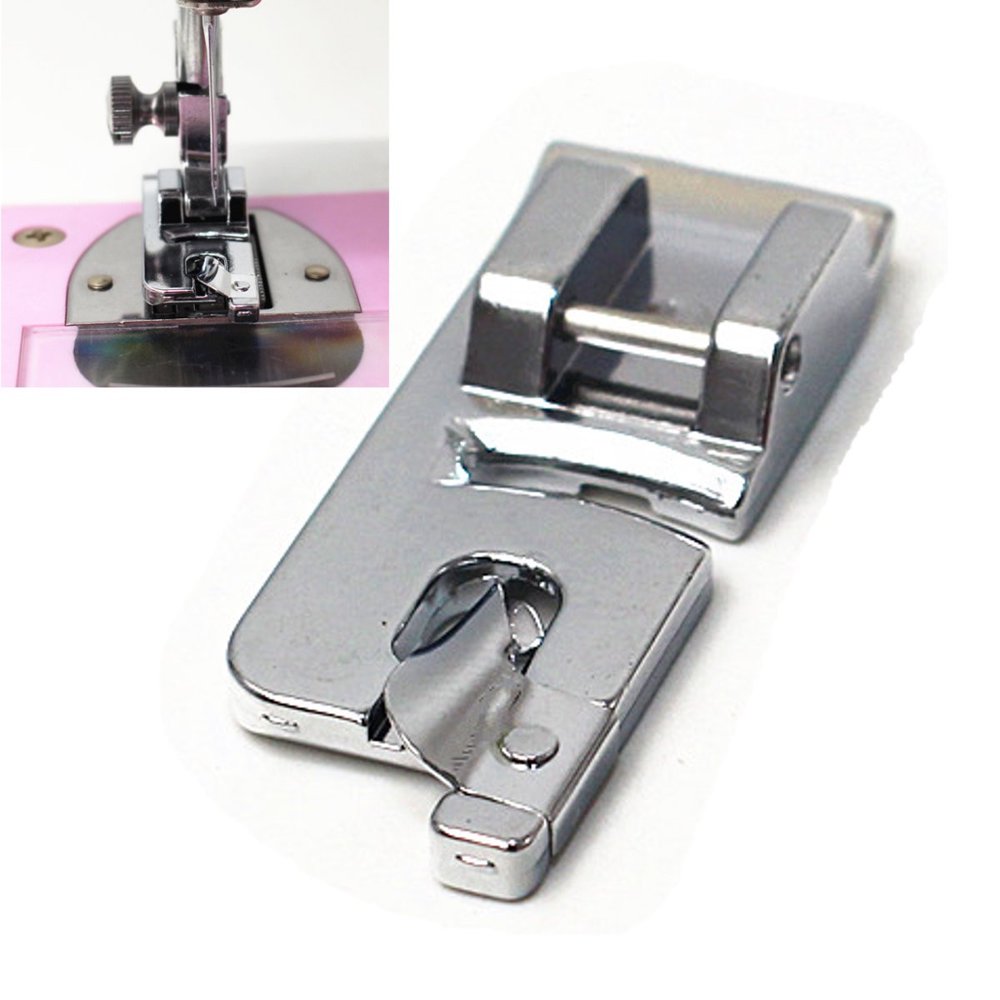 6mm Rolled Hem Hemmer Foot Presser for Brother Singer Domestic Sewing