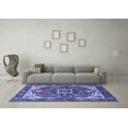 thumbnail image 3 of Ahgly Company Indoor Rectangle Persian Blue Traditional Area Rugs, 2' x 3', 3 of 4