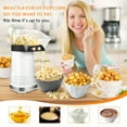 ZNGYXMN High Capacity Hot Air Popcorn Machine with 1200W Power Easy to