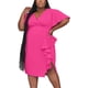 thumbnail image 4 of Vestido de verano para mujer, manga de murciélago, vestido de fiesta Sexy hasta la rodilla, vestidos elegantes y hermosos de talla grande, 4 of 4