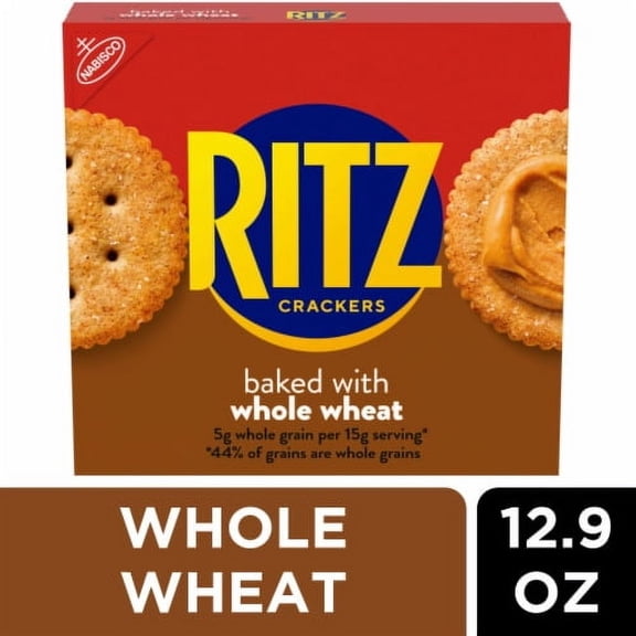 Pack of 2 - Ritz Whole Wheat Crackers 12.9 oz