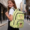 thumbnail image 3 of KUIFORTI Clover Capybara Kids School Backpack for Students Elementary School Versatile Bookbag with Multiple Storage Pockets Girls 8-14 Years Backpacks 17 Inch, 3 of 7