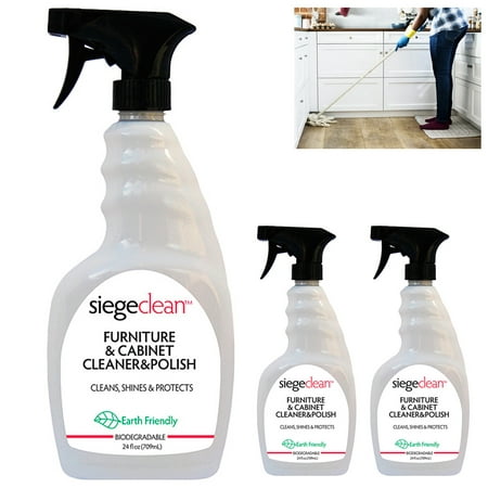 3 Pc Wood Cleaner Polish Furniture Cabinets Removes Stains Restores Shine 24