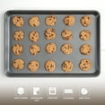 thumbnail image 4 of LISI 15" x 10" Jelly Roll Pan, Nonstick Carbon Steel Baking Sheet for Oven, 4 of 8