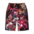 thumbnail image 3 of Comedy Hazbin Hotel Dance Men's Beach Shorts Swim Trunks Casual Quick Dry Board Shorts Swimwear Pants with Mesh Lined and Pockets, 3 of 8