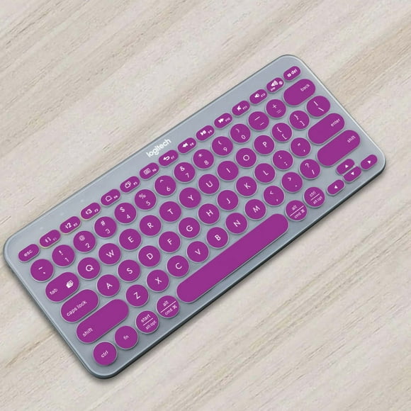 Adecuado para el teclado de color Bluetooth Logitech K380 Película protectora de silicona a prueba de polvo Película protectora del teclado