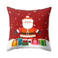 thumbnail image 4 of JLFNYA Pillow Covers,Pillow Protector Clearance!Christmas Print Pillow Case Polyester Sofa Car Cushion Cover Home Decor 4Pcs, 4 of 4