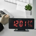 thumbnail image 1 of Reloj Despertador digital automático Colco LED USB Rojo, 1 of 8