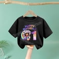thumbnail image 3 of Camiseta de cumpleaños de casas de muñecas Gabbys, camiseta con número para niños, camisetas de manga corta para niños, Tops con estampado de dibujos animados, ropa para niños pequeños, 3 of 5