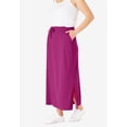 thumbnail image 3 of Woman Within Plus Size Sport Knit Side-Slit Skirt, 3 of 6