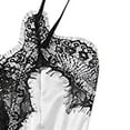 thumbnail image 4 of Babysbule Womens Pajamas Clearance Women Fashion Lace Sling Vest Hollow See-Through Ladies Nightdress Set, 4 of 4