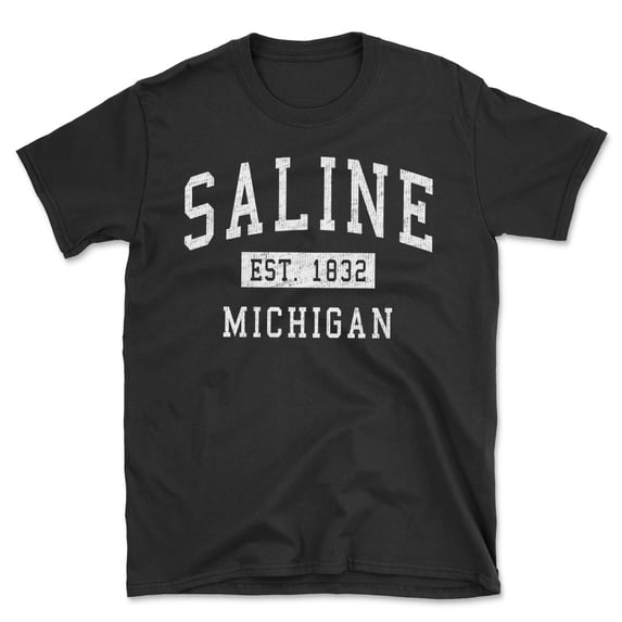 Saline Michigan Classic Established Men's Cotton T-Shirt