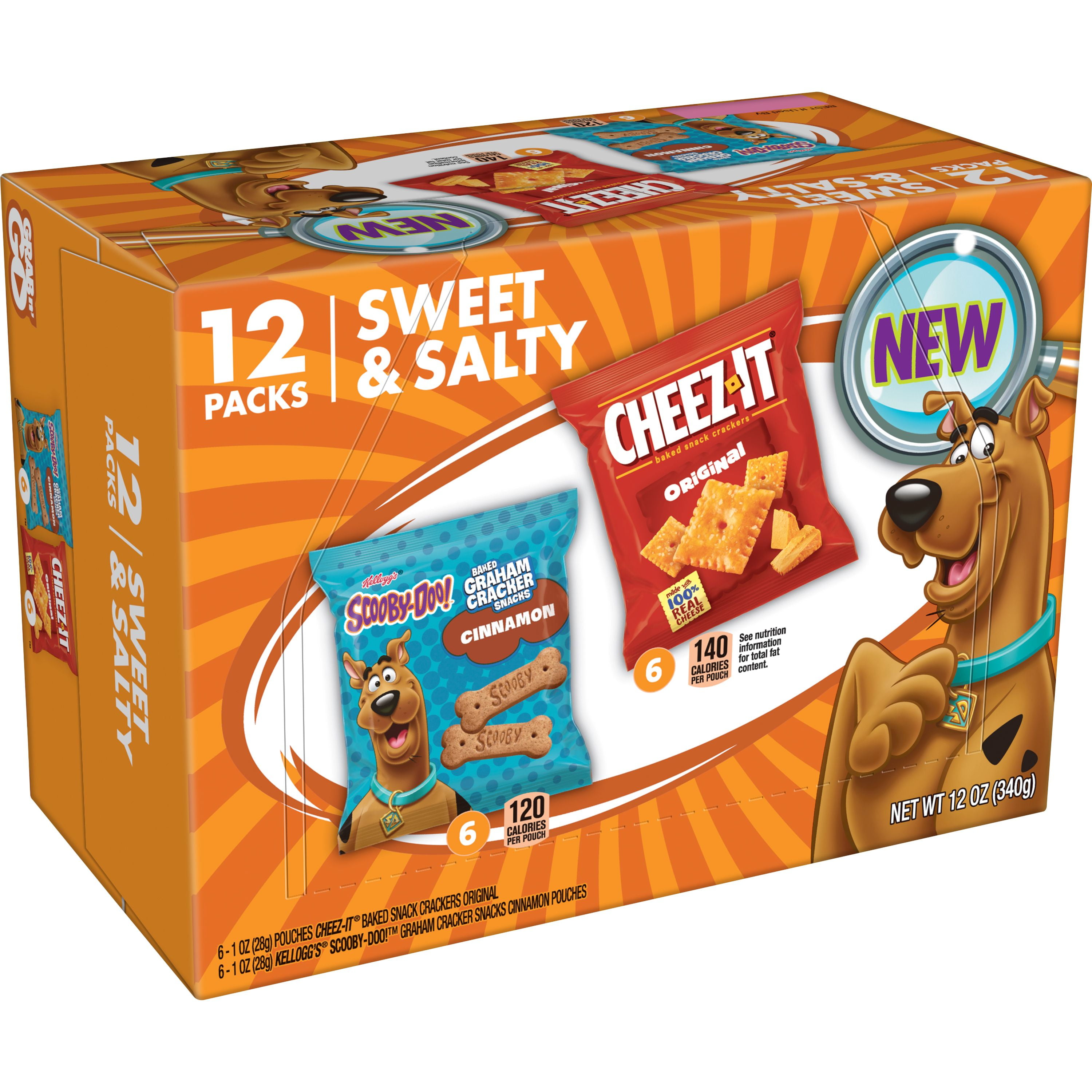 Kellogg's Sweet and Salty, Variety Pack, 12 Ct, 12 Oz, Box