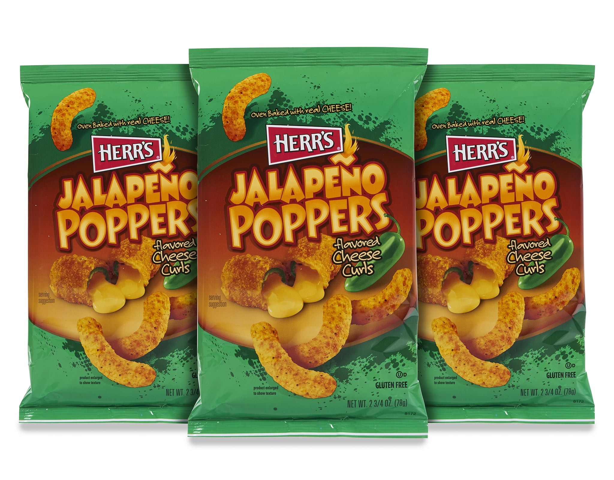 Herr's Jalapeno Popper Puffs 12 x 2.75 oz