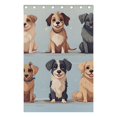 thumbnail image 5 of Dogs Curtains Black Out 72 Inch Length Curtains for Sliding Glass Doors Bedroom Living Room 2 Pack, 5 of 6