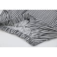 thumbnail image 3 of sicmoss Women's Gray Vertical Striped High Waist Maxi Skirt Cotton Long with Pockets, 3 of 7