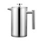 thumbnail image 1 of 800 ml Coffee Maker, Double Walled Stainless Steel French Press, 1 of 4