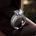 thumbnail image 1 of New Classic Design Women Engagement Rings Luxury Wedding Band Rings Timeless Jewelry, 1 of 3