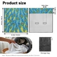 thumbnail image 7 of Drydeepin Peacock Feather Car Back Seat Cover, Rear Bench Seat Towel Cover for Truck SUV Van Sedan, Saddle Blanket After Gym Workout Hiking, Car Accessories, 7 of 7