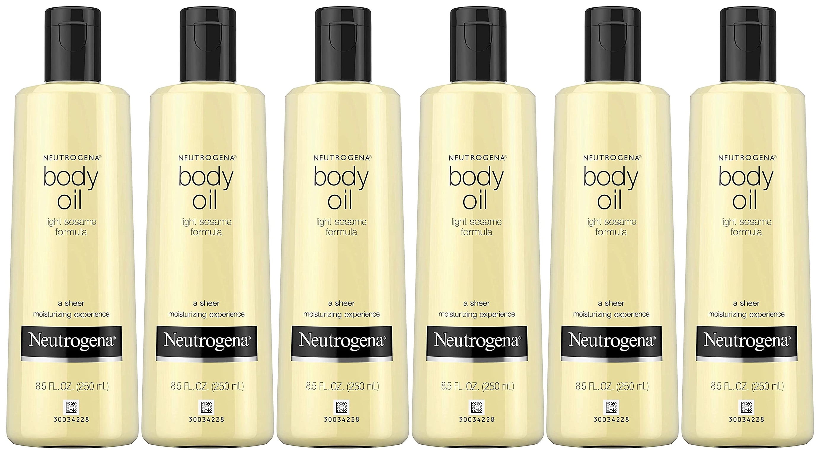 Neutrogena Body Oil Light Sesame Formula, Fragrance Free, 8.5 oz, 6