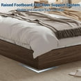 thumbnail image 2 of Yeshouse Estructura de cama de plataforma de madera, individual/doble/queen/king, listones resistentes, cama sencilla a ras del suelo, no requiere somier, 2 of 7