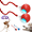 Red-2PCS, variant on 2026 New Tiny Fetch Dog Toy, Tinyfetch Interactive Fast Moving Toys Balls with Birdsong, 360° Smart Automatic Rolling Electric Dog Ball Toy , Interactive Dog & Cat Electric Active Toys