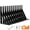 Black-12 Pack-7 Inch, variant on 7 Inch Black-8 Pack Heavy Duty L Floating Wall Shelf Brackets