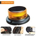 thumbnail image 4 of Solar Magnetic Battery Powered LED Amber Warning Lights Beacon Strobe, 4 of 8
