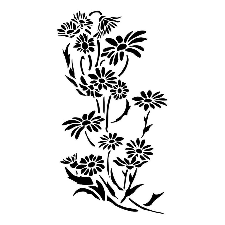 Quarter 1 - Art 1  Flower stencil patterns, Flower silhouette, Flower  stencil