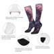 thumbnail image 3 of Fotbe Dragon Calcetas Divertidas Estampadas para Hombre y Mujer, Calcetas de Algodón hasta la Rodilla para Caminar, Correr, Enfermería y Embarazo, 3 of 6