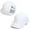 White, variant on RMGVDSD Toddler Baseball Caps Outdoor Baseball Caps Parent Child Sun Hats Children Trucker Caps Tennis Caps Summer Sun Hats For Kids Vintage Cowboy Hat