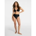 thumbnail image 4 of Time and Tru Women's and Women's Plus Size High Rise Bikini Bottoms, Sizes XS-3X, 4 of 5