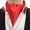 Red, variant on Men Classic Solid Color Long Scarves Cravat Ascot Ties Gentlemen Neckties