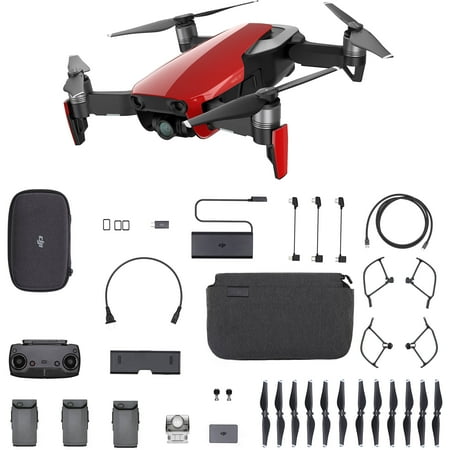 DJI Mavic Air Drone Fly More Combo in Flame Red
