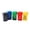Red丨5Pack, variant on zhonghuaying Set of 5 Color-Coded Mini Sorting Bins with Lids, Multi-Color Plastic Containers for Desk, Classroom and Small Space Organization