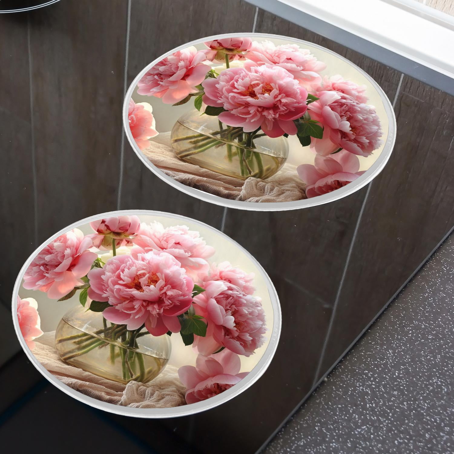 Decorative Stove Burner Covers 4 Pcs Decorative Electric Stove Burner Covers 8Inch And 10Inch ,Floral Branches Elegant