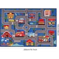 thumbnail image 2 of Kids Carpet Car Play Rug or Playroom, Play Rugs Town City Road Map Rug, Extra Large Boys Kids Car Track Carpet for Playroom, Bedroom, Living Room ,Blue 200X150 CM, 2 of 5