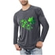 thumbnail image 1 of Blusas y camisas de manga larga con cuello redondo para hombre, deportivas, fitness, hogar, pijamas navideños estampados, camiseta de manga larga con cuello redondo, blusa de poliéster para hombre, 1 of 3