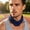 Dark Blue, variant on Cooling Neck Band, Reusable Evaporative Neck Wrap for Outdoor Work Sports Hiking, Long Lasting Heat Relief Cool Strap for Adults, Breathable Mesh Neck Gaiter