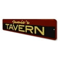 thumbnail image 4 of Tavern Name Sign, Bar Sign, Custom Bar Owner Name Sign, Bartender Sign, Tavern Bar Aluminum Decor - 4x18 inches, 4 of 4