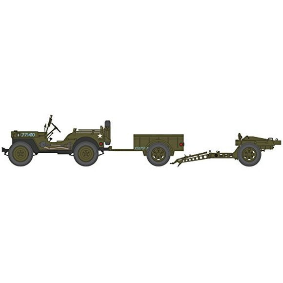 Airfix 1:72 Willys British Airborne Jeep Kit ()