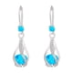 thumbnail image 2 of Los pendientes de borla son modernos, versátiles, elegantes y con estilo para mujeres., 2 of 5