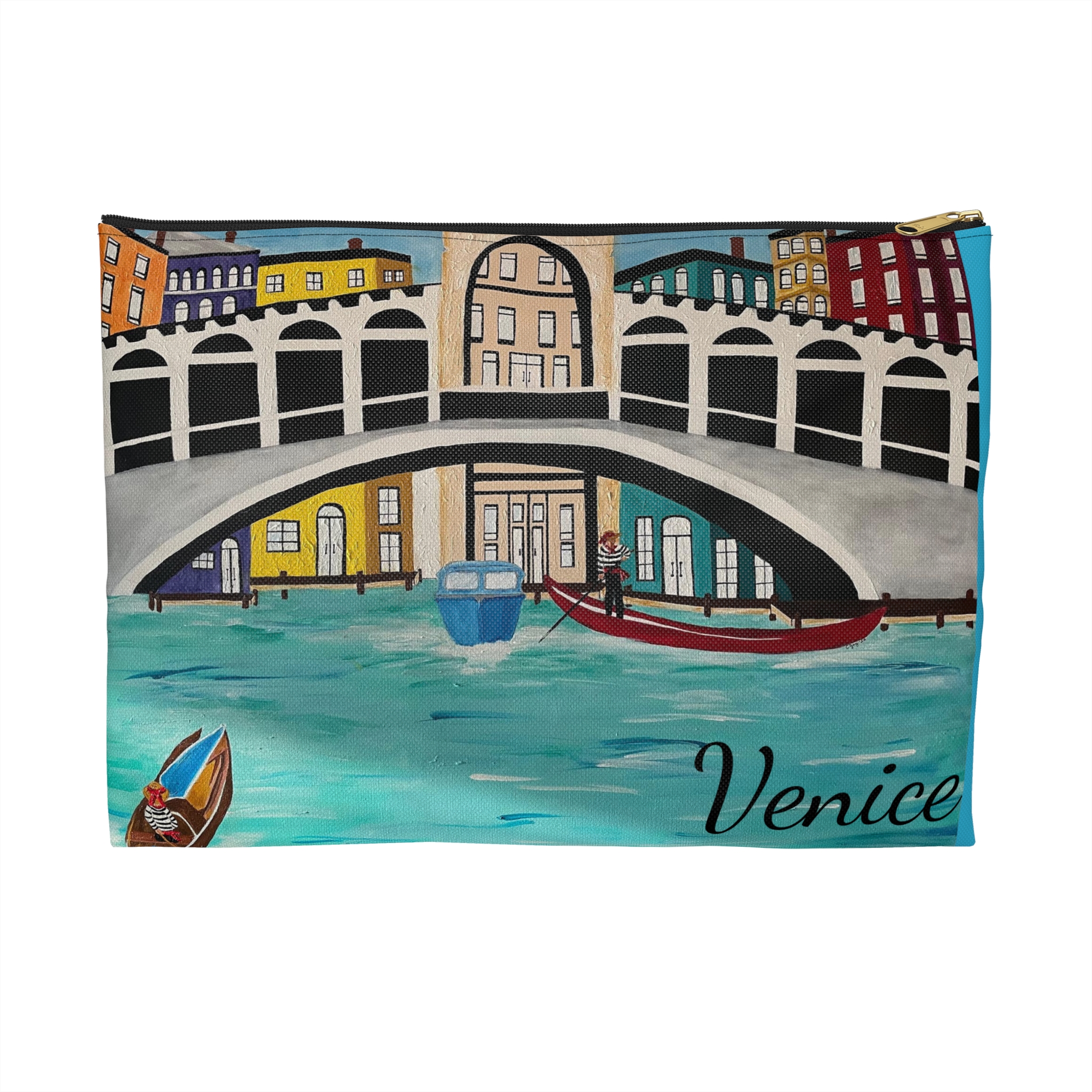 Venice Travel Pouch  - Durable and Versatile Cosmetic Bag or Pencil Case
