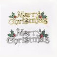 thumbnail image 4 of Letrero de puerta de Feliz Navidad, adorno de decoración de árbol de Navidad, colgador de puerta de Navidad, letrero de pared de vacaciones, suministros de decoración para fiesta d, 4 of 4