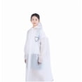 thumbnail image 1 of Spring Summer and Autumn Boys' and Girls' Plain Color Buttoned Thick Poncho Raincoats Rain Ponchos Size:12-14 Years, 1 of 3