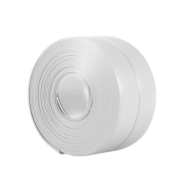 Moyic Autoadhesivo impermeable antihumedad baño mosaico PVC pared pegatina 3,8 cm X 3,2 m cocina cerámica pegatinas decoración del hogar Cocina y Comedor Blanco Moyic HA024788-01